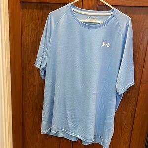 Under Armour Men's Sky Blue Short Sleeve Shirt